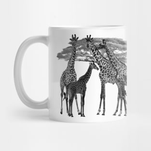 Giraffe - Family on Safari in Kenya / Africa Mug